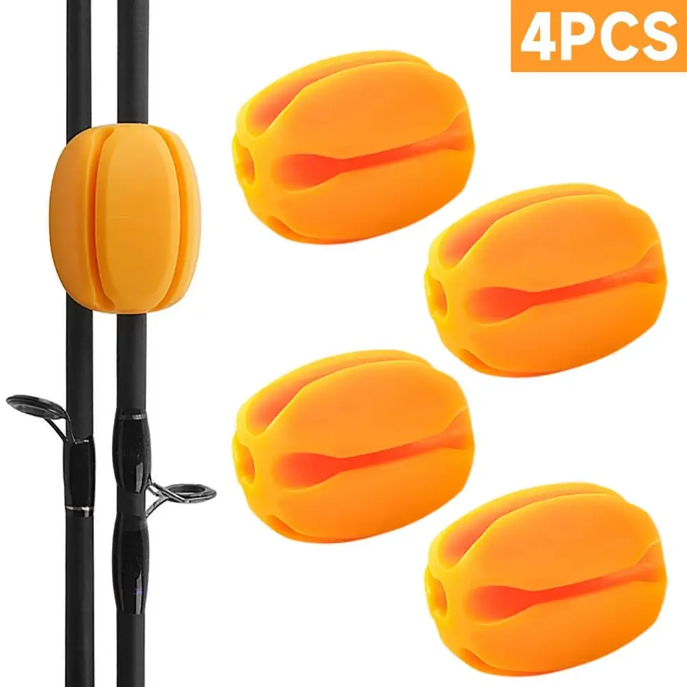 4Pcs Silicone Fishing Rod Holder Straps Lightweight 5 Hole Fishing Tackle Ties Fly Fishing Accessories
4Pcs Silicone Fishing Rod Holder Straps Lightweight 5 Hole Fishing Tackle Ties Fly Fishing Accessories