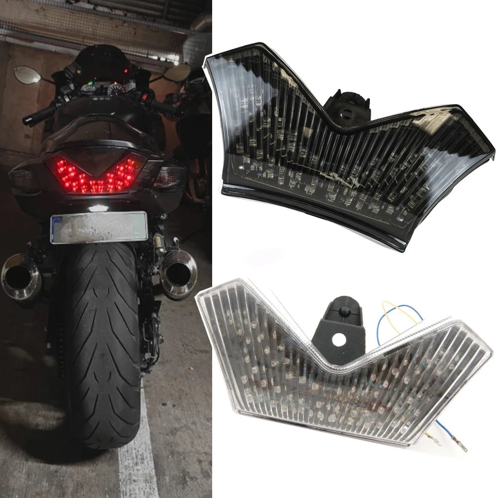 Задний фонарь для мотоцикла, интегрированные поворотники для KAWASAKI ZX 14R ZZR 1400 ZZR1400 2006-2020 2021 ZX14R, задний тормоз, светодиодная лампа
Задний фонарь для мотоцикла, интегрированные поворотники для KAWASAKI ZX 14R ZZR 1400 ZZR1400 2006-2020 2021 ZX14R, задний тормоз, светодиодная лампа