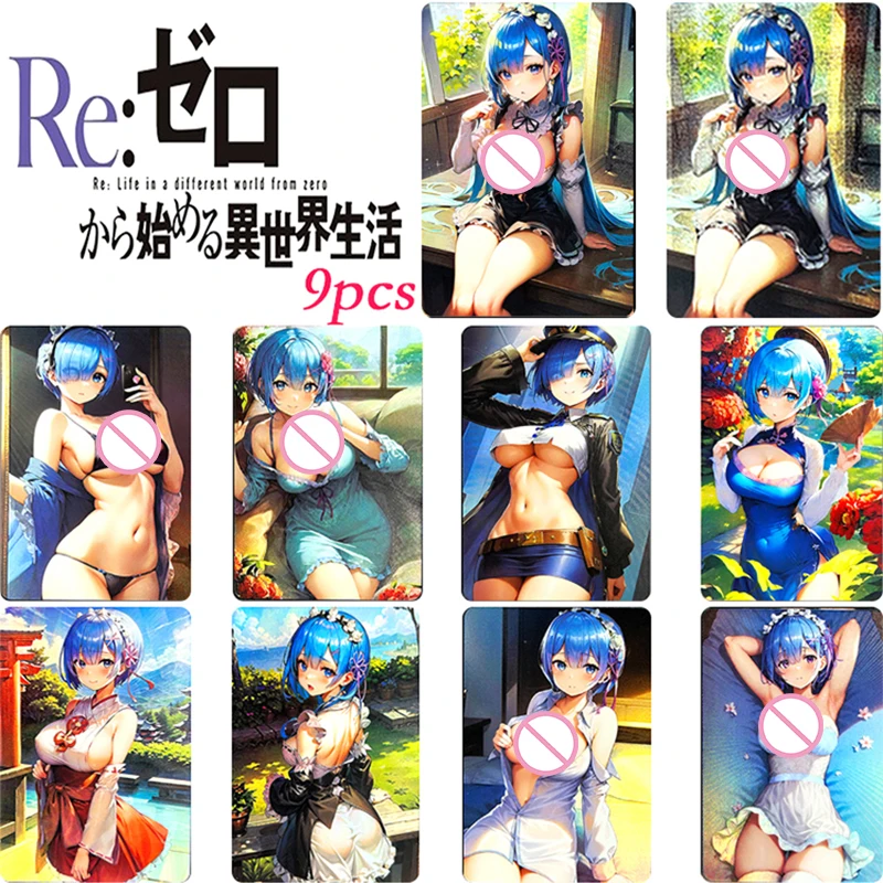 9Pcs/set Anime Characters Re:life In A Different World From Zero Rem Collection Card Toys Christmas Gift Diy Homemade Flash Card
9Pcs/set Anime Characters Re:life In A Different World From Zero Rem Collection Card Toys Christmas Gift Diy Homemade Flash Card