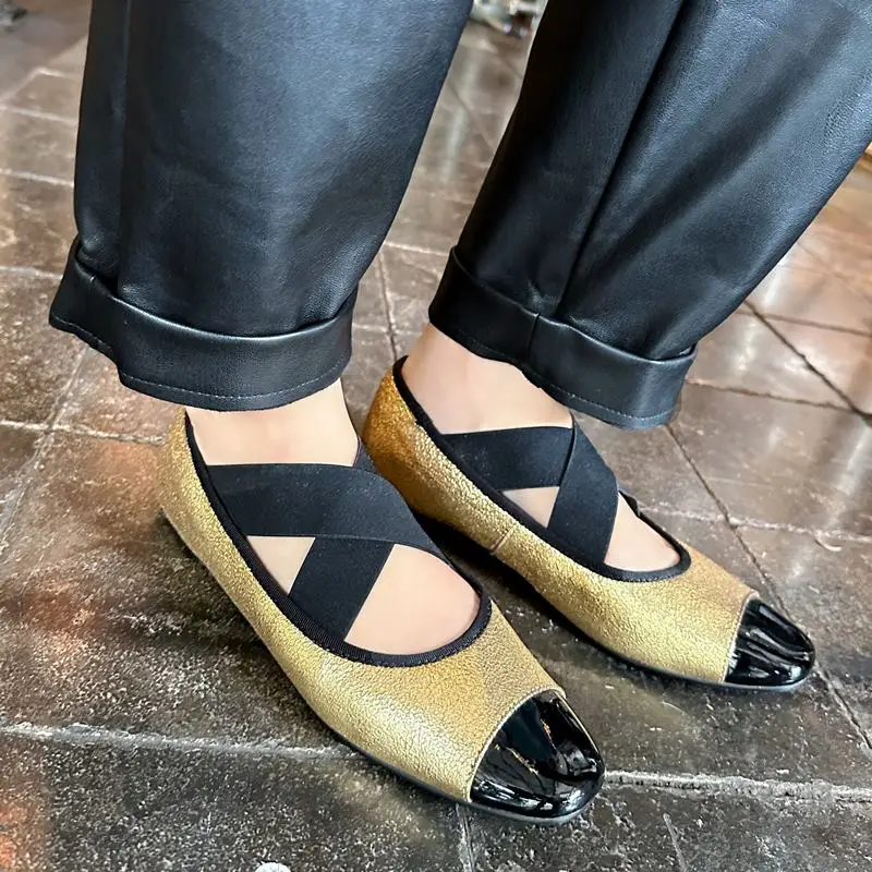 Natural Genuine Leather Women Heels Shoes Mixed Colour Comfortable Gold Silver Fashion Low Heel Shoes Four Seasons Shoes
Natural Genuine Leather Women Heels Shoes Mixed Colour Comfortable Gold Silver Fashion Low Heel Shoes Four Seasons Shoes