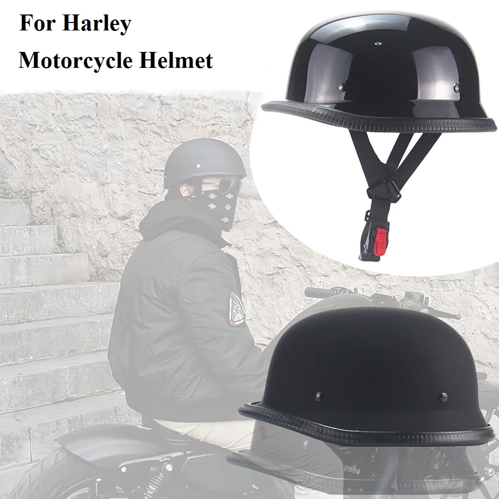 Glossy/Matte Black Motorcycle Cruiser Helmet Personalized Retro Half Helmet DOT Half-face German Helmet M/L/XL/XXL
Glossy/Matte Black Motorcycle Cruiser Helmet Personalized Retro Half Helmet DOT Half-face German Helmet M/L/XL/XXL