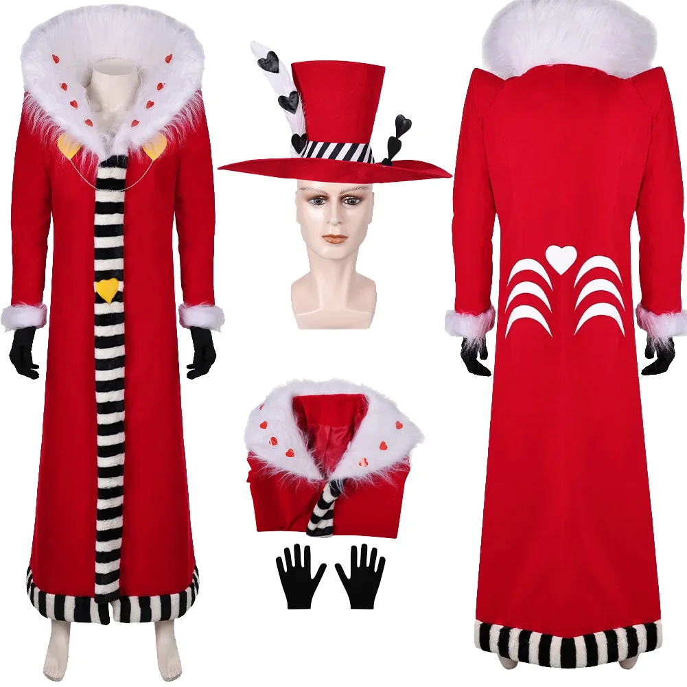 Valentino Hat Cosplay Costume Red Coat Jacket Male Men Gloves Anime Cartoon Hotel Outfit Halloween Carnival Party Disguise Suit
Valentino Hat Cosplay Costume Red Coat Jacket Male Men Gloves Anime Cartoon Hotel Outfit Halloween Carnival Party Disguise Suit
