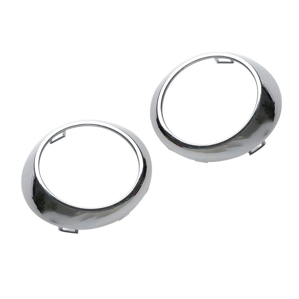Pair of Chrome Bumper Fog Light Bezel Ring Covers for W251 R320, Durable Plastic Material, Electro Silvering Color
Pair of Chrome Bumper Fog Light Bezel Ring Covers for W251 R320, Durable Plastic Material, Electro Silvering Color