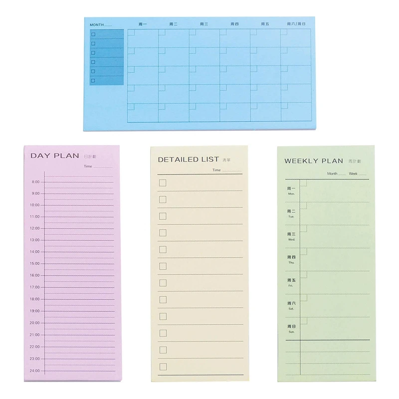 

Mini Notes Papers Notepad Daily To-do-list Small Monthly Planner Schedules Mini Check-list for Student School 30 Sheets Dropship