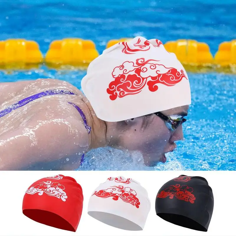 Silicone Swimming Caps Ergonomic Chinese Style Swim Hat Waterproof Swim Caps for Adults Protect Hair for Swimming Bathing
Silicone Swimming Caps Ergonomic Chinese Style Swim Hat Waterproof Swim Caps for Adults Protect Hair for Swimming Bathing