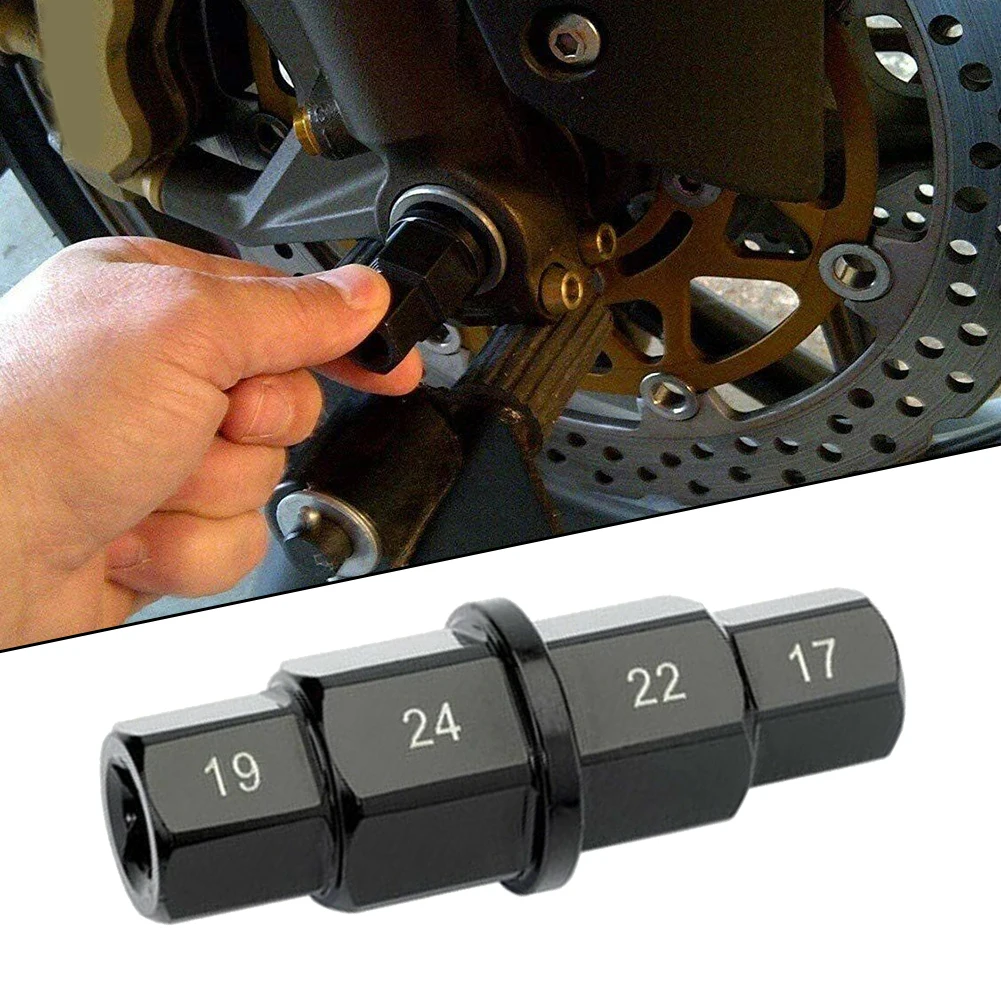 Universal Motorcycle Tyre Spindle Wrench Tool 17 19 22 24mm Spindle Removal Socket Motorcycle Repair Tools
Universal Motorcycle Tyre Spindle Wrench Tool 17 19 22 24mm Spindle Removal Socket Motorcycle Repair Tools