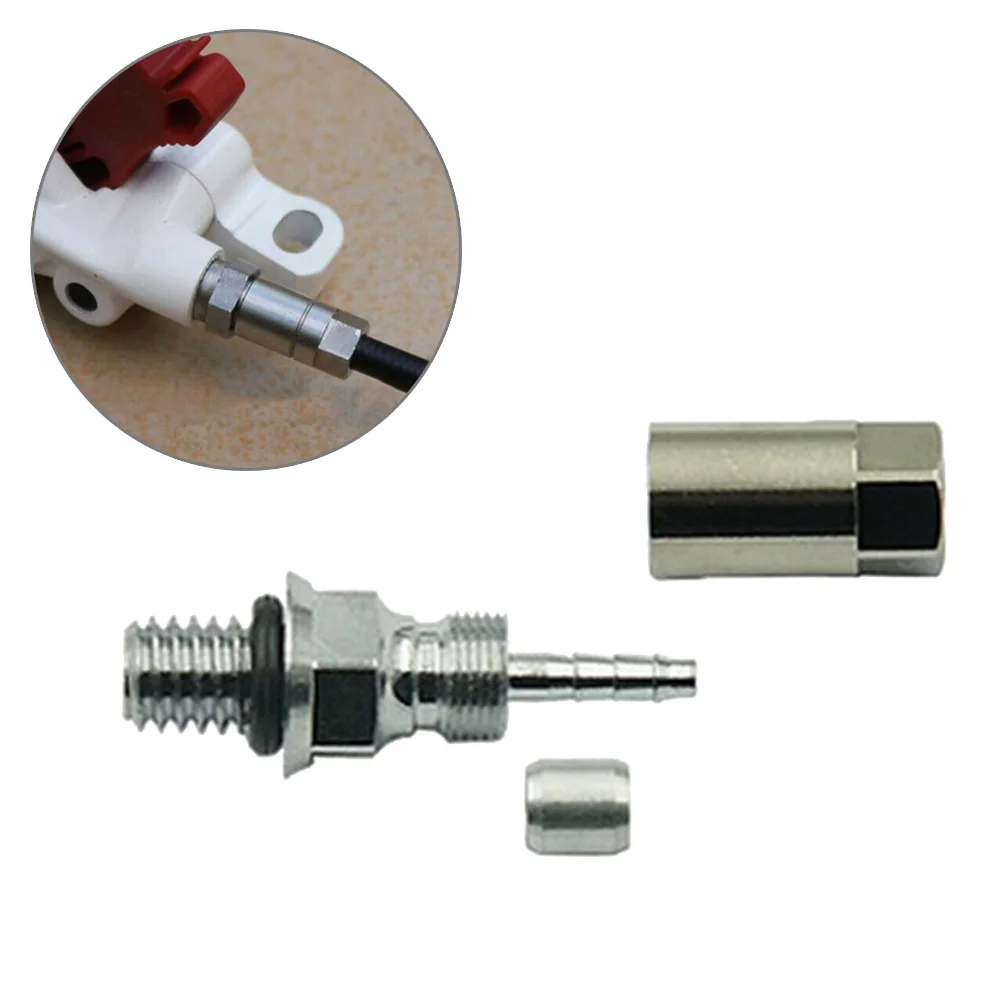 Olive Connector Silver Hydraulic Hose AdaptersFor 5mm Hydraulic Hose Aluminum Alloy + Stainless Steel Bicycle Parts
Olive Connector Silver Hydraulic Hose AdaptersFor 5mm Hydraulic Hose Aluminum Alloy + Stainless Steel Bicycle Parts