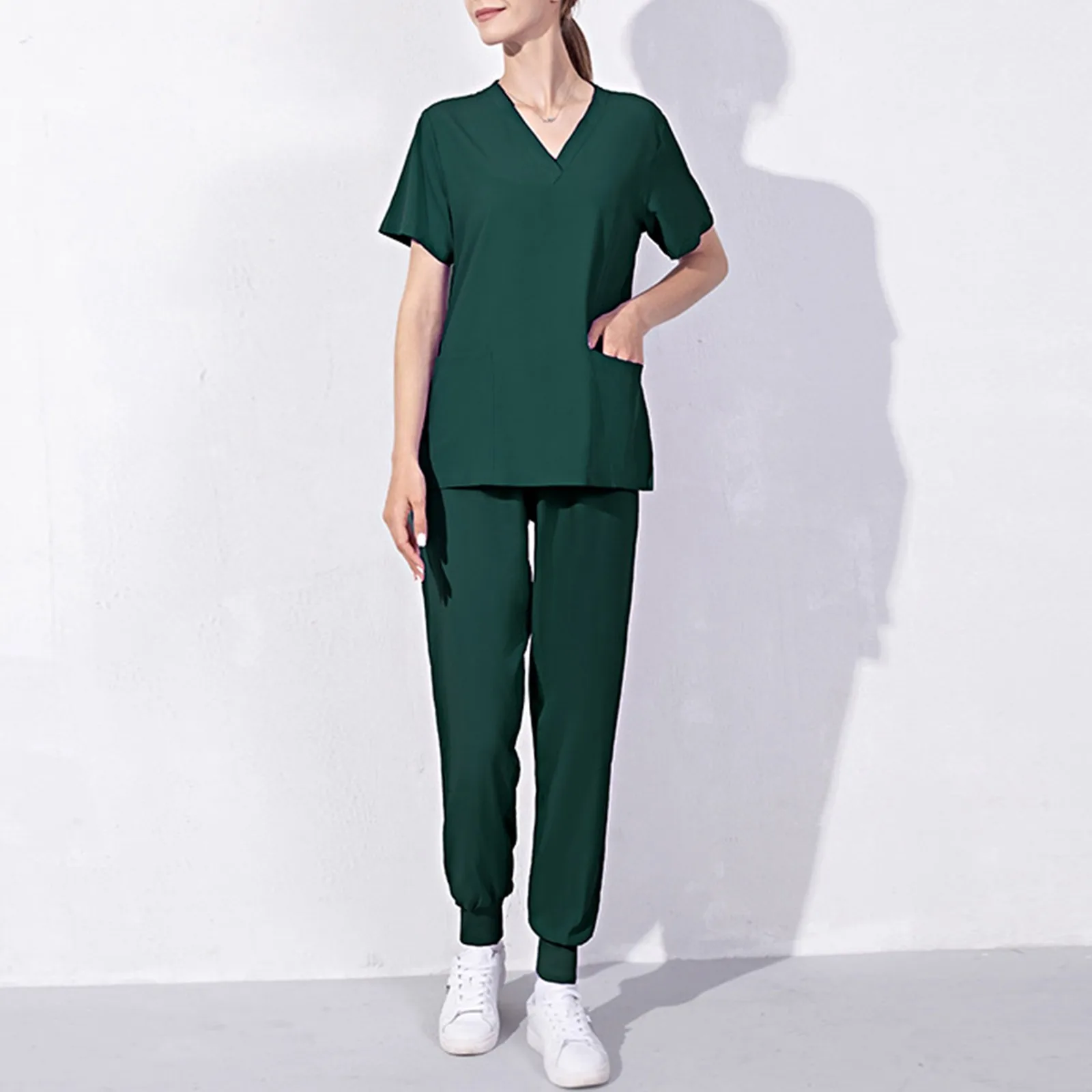 Wholesale Women Wear Scrub Suits Hospital Doctor Working Uniform Surgical Multicolor Unisex Uniform Nurse Accessories Femme
Wholesale Women Wear Scrub Suits Hospital Doctor Working Uniform Surgical Multicolor Unisex Uniform Nurse Accessories Femme