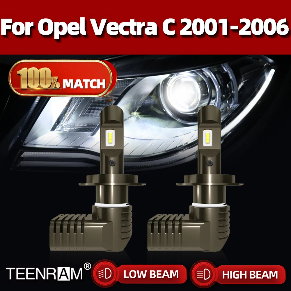 

H7 Canbus LED Headlight 6000K 12V Car Light Bulbs 240W 40000LM Auto Headlamps For Opel Vectra C 2001 2002 2003 2004 2005 2006