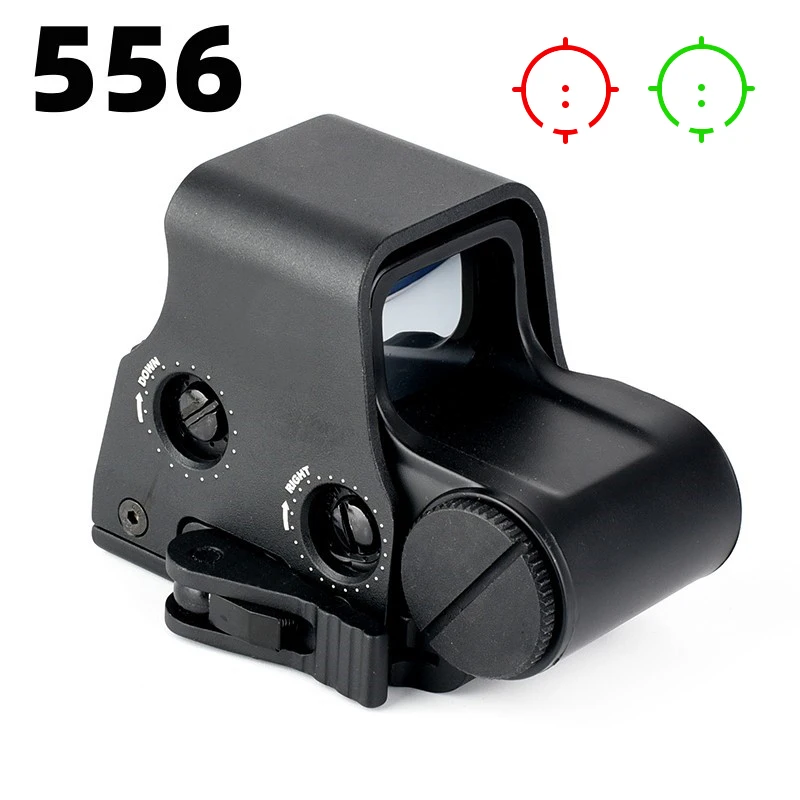 

556 Red Dot Sight Tactical Hunting Riflescope Airsoft Optics Scope Reflex Holographic Dot Sights Adjustable Brightness 11/20mm