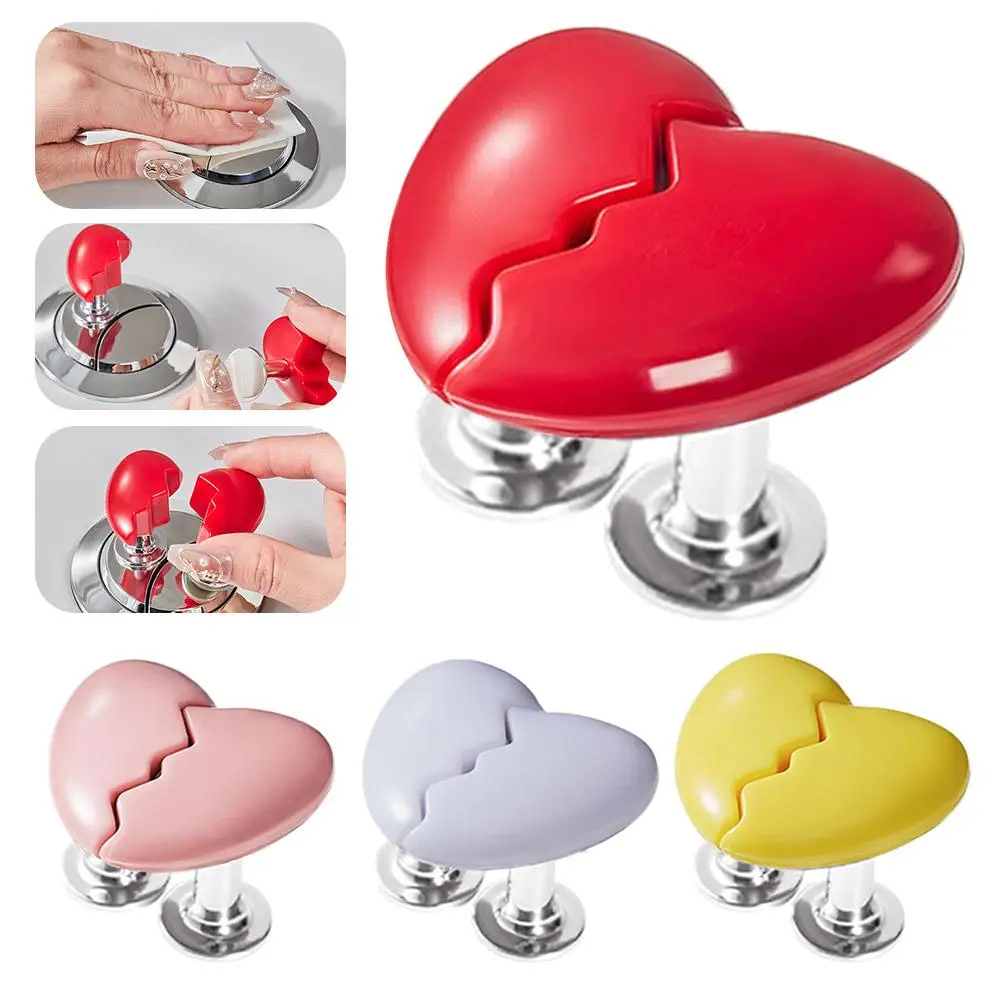 Bathroom Water Tank Buttons Push Switch - Heart Shape Toilet Presser, Love Toilet Press Button, Nail Protector for Bathing Room
Bathroom Water Tank Buttons Push Switch - Heart Shape Toilet Presser, Love Toilet Press Button, Nail Protector for Bathing Room