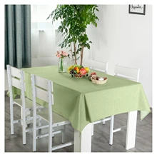 Cotton Linen Tablecloths, Waterproof Table Covers Simple Solid Color Green Dining Table Coffee Table Deco
Cotton Linen Tablecloths, Waterproof Table Covers Simple Solid Color Green Dining Table Coffee Table Deco