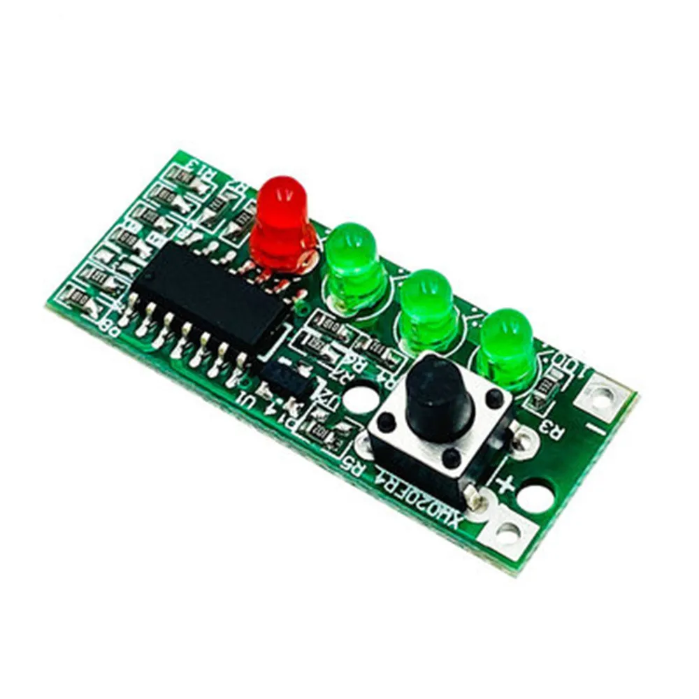 Battery Capacity Indicator 4 LEDs Display Module for 3S 9-12.6V Micro Switch Microswitch Board Electricity Quantity
Battery Capacity Indicator 4 LEDs Display Module for 3S 9-12.6V Micro Switch Microswitch Board Electricity Quantity