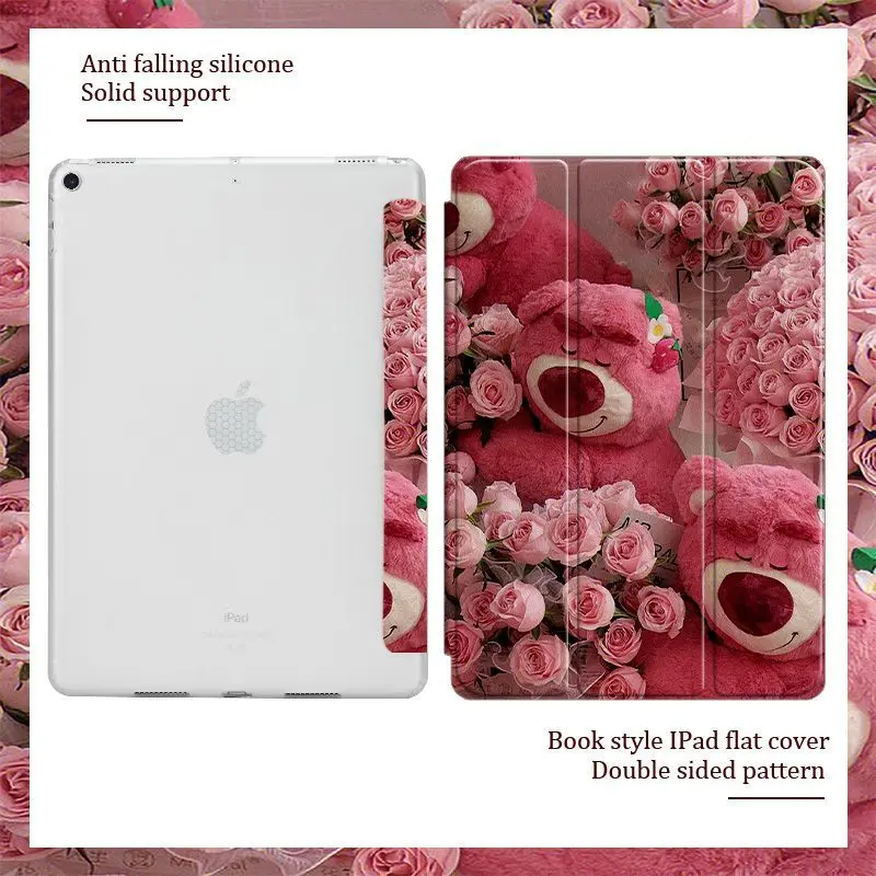 Lotso Ipad Case Kawaii Disney Cute Anime Kids Toys Rose Garden Anti-Drop Soft Case for Ipad 10/mini/air/pro Can Used Bracket
Lotso Ipad Case Kawaii Disney Cute Anime Kids Toys Rose Garden Anti-Drop Soft Case for Ipad 10/mini/air/pro Can Used Bracket