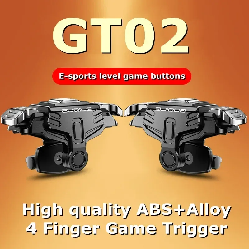 

GT02 Mobile Game Shooting Joysticks Gamepad Triggers for PUBG L1 R1 Free Fire Aim Key Button Controller for IPhone Android Phone