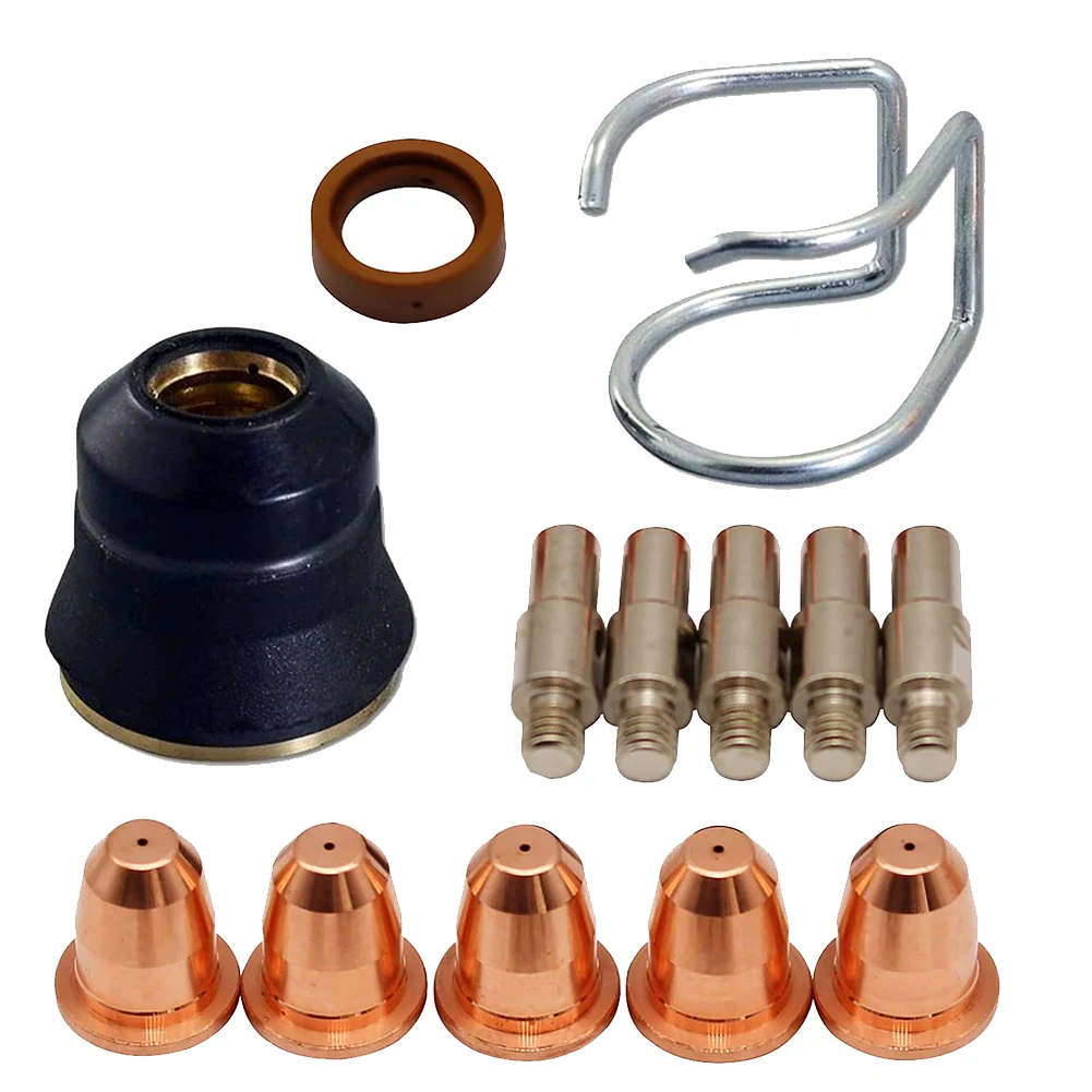Nozzle Spare Parts Kit For S25 S45 Plasma Torch Kits Ergocut S25K-S25, S35K And S45 Plasma Torches 13 Pcs
Nozzle Spare Parts Kit For S25 S45 Plasma Torch Kits Ergocut S25K-S25, S35K And S45 Plasma Torches 13 Pcs
