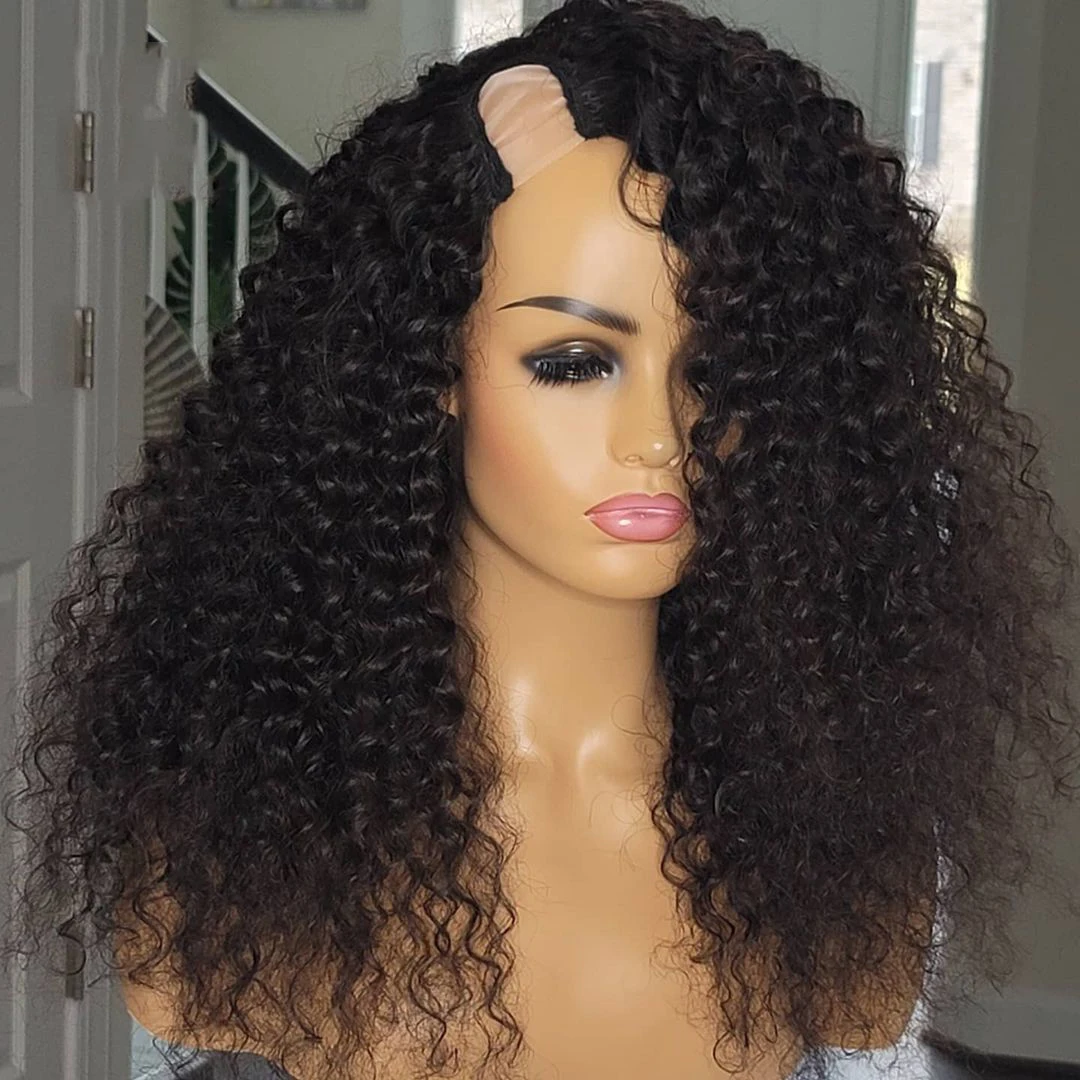 24 inch Long Natural Black Kinky Curly U Part Wig Brazilian Human Hair Wigs For Women U Shape Wig Daily Soft Glueless Free Part
24 inch Long Natural Black Kinky Curly U Part Wig Brazilian Human Hair Wigs For Women U Shape Wig Daily Soft Glueless Free Part