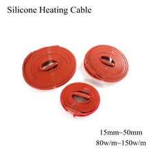 12V 24V 110V 220V Silicone Heating Wire Rubber Band Belt Cable Wrap Heat Mat Pad Plate Waterproof For Dry Water Freeze Pipe Car
12V 24V 110V 220V Silicone Heating Wire Rubber Band Belt Cable Wrap Heat Mat Pad Plate Waterproof For Dry Water Freeze Pipe Car