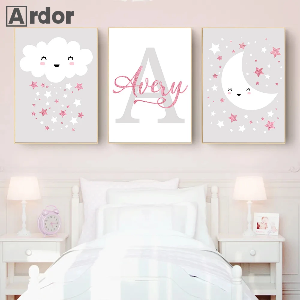 Star Cloud Wall Art Name Custom Poster Canvas Painting Moon Art Prints Nursery Posters Nordic Wall Pictures Baby Girl Room Decor
Star Cloud Wall Art Name Custom Poster Canvas Painting Moon Art Prints Nursery Posters Nordic Wall Pictures Baby Girl Room Decor