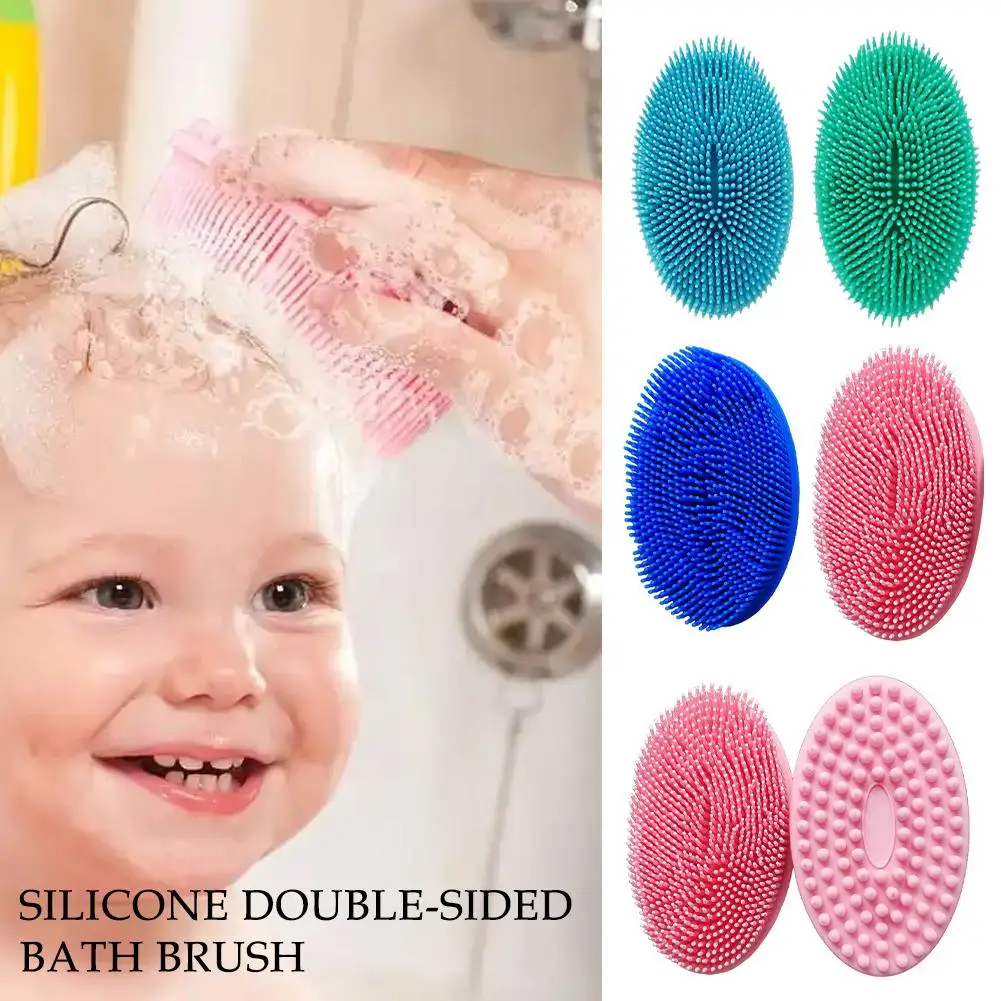 Silicone Body Scrubber Soft Silicone Scalp Massager Deep Great Brush Tool Body Brush Cleansing Foam Shampoo I5K9
Silicone Body Scrubber Soft Silicone Scalp Massager Deep Great Brush Tool Body Brush Cleansing Foam Shampoo I5K9