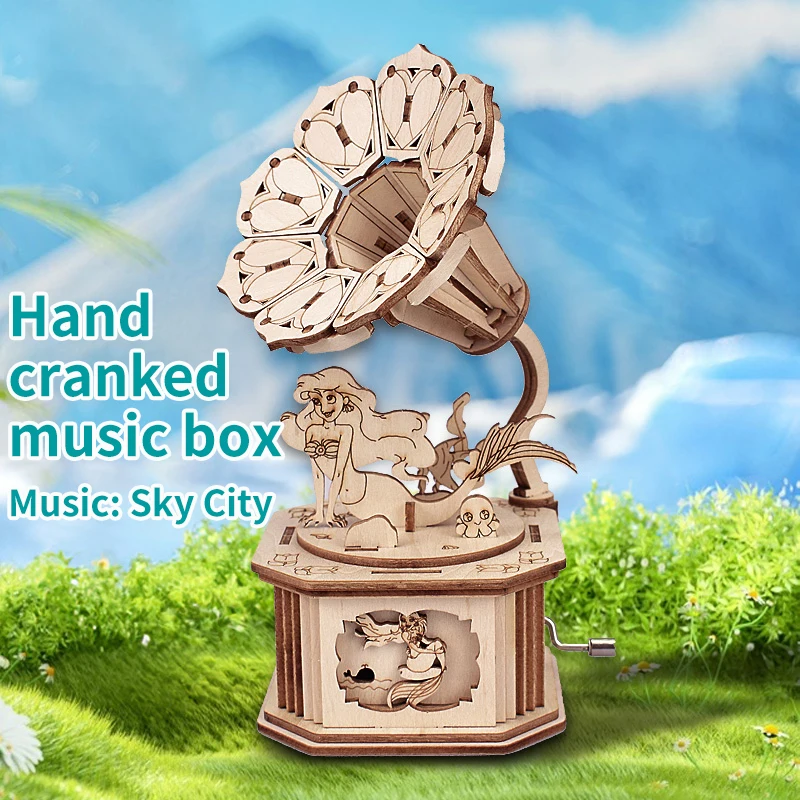 Moplay handmade music box, retro speaker, wooden assembly, children's puzzle three-dimensional adult puzzle toy
Moplay handmade music box, retro speaker, wooden assembly, children's puzzle three-dimensional adult puzzle toy