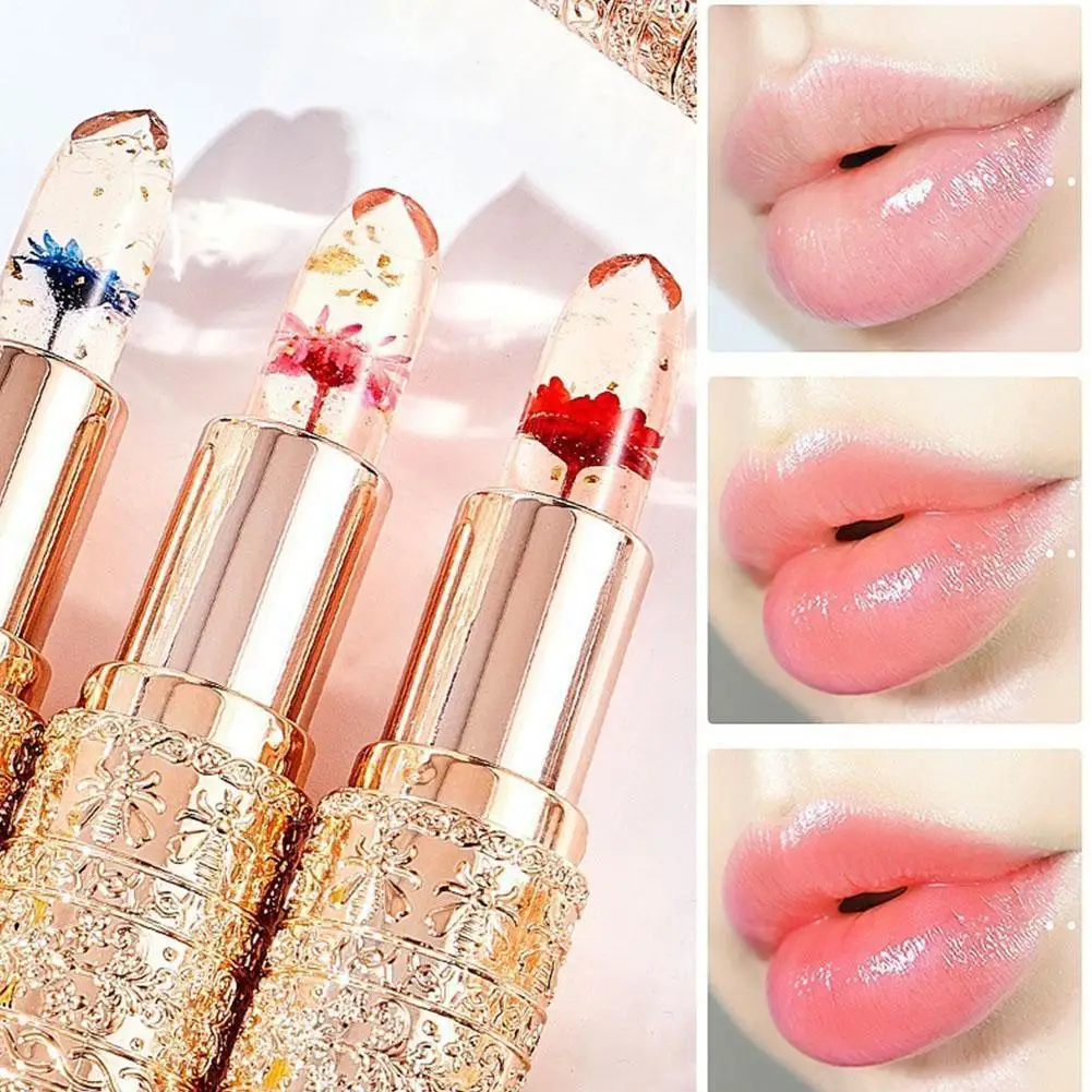 Temperature Color Change Flower Lipstick Waterproof Moisturizing Magic Jelly Lip Blam Crystal Transparent Lips Makeup Cosmetics
Temperature Color Change Flower Lipstick Waterproof Moisturizing Magic Jelly Lip Blam Crystal Transparent Lips Makeup Cosmetics