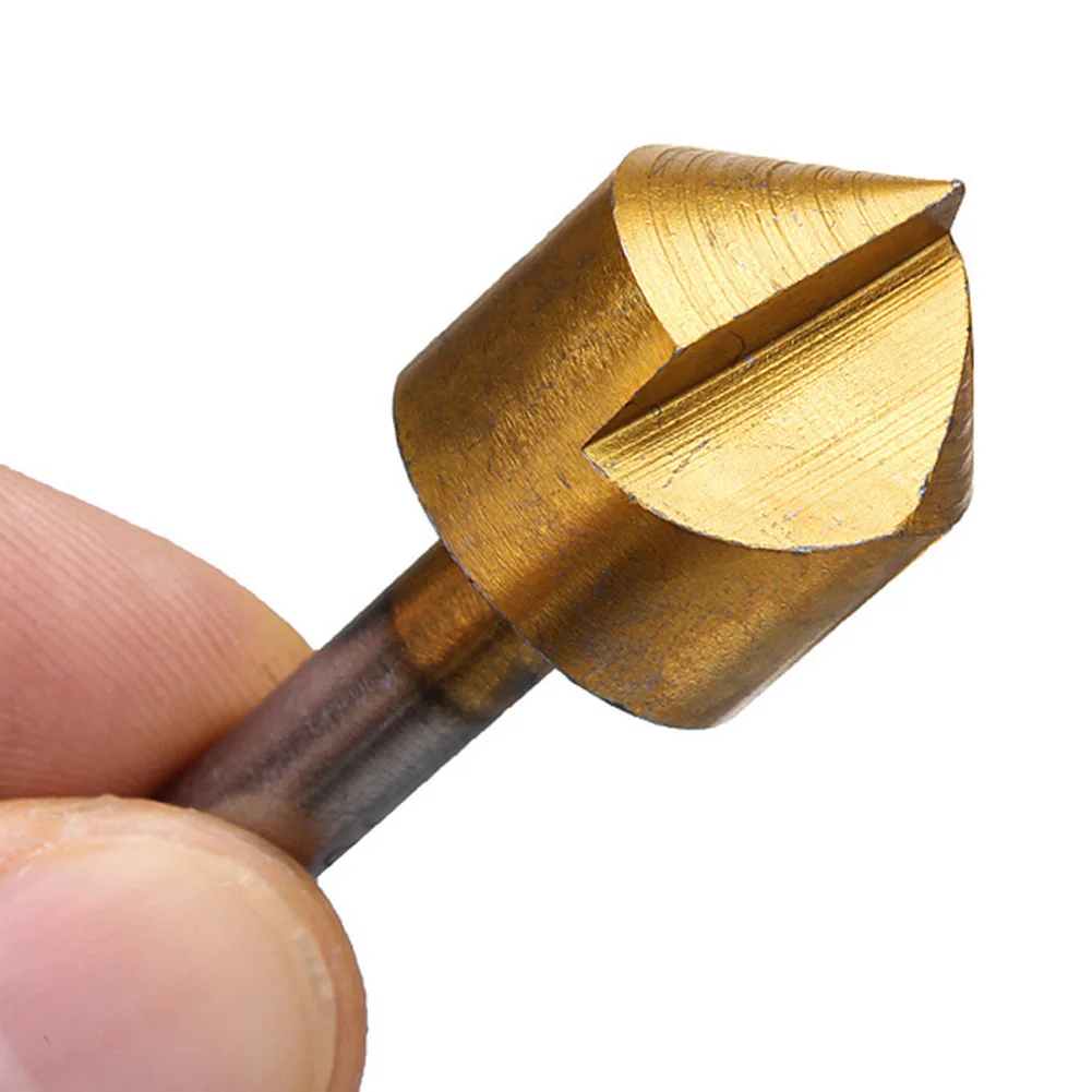 5pcs Countersink Drill Bit 90 Degree HCS Titanium Coating Drill Bits Chamfering Tools Chamfer Cutter Wood Metal Hole Drilling
5pcs Countersink Drill Bit 90 Degree HCS Titanium Coating Drill Bits Chamfering Tools Chamfer Cutter Wood Metal Hole Drilling
