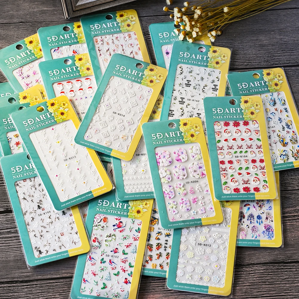 5D Acrylic Embossed Nail Art Stickers Butterfly Flower Gel Polish Engraved Manicure Sliders Wedding Nail Tips Adhesive Decal
5D Acrylic Embossed Nail Art Stickers Butterfly Flower Gel Polish Engraved Manicure Sliders Wedding Nail Tips Adhesive Decal