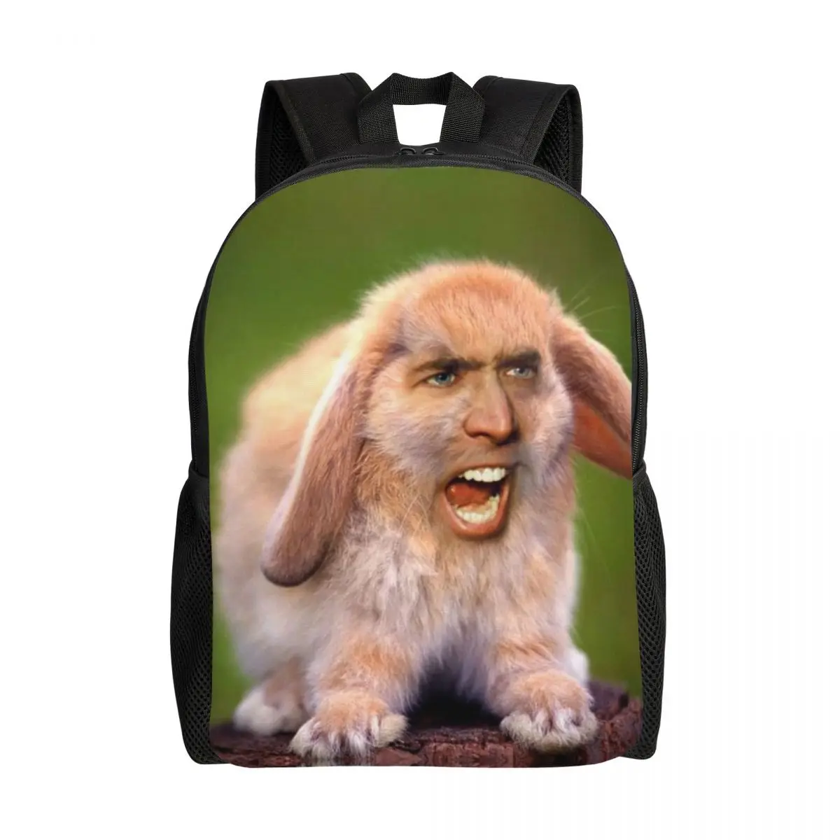 Nicolas Cage Rabbit Backpacks for Women Men School College Students Bookbag Fits 15 Inch Laptop Funny Meme Bags
Nicolas Cage Rabbit Backpacks for Women Men School College Students Bookbag Fits 15 Inch Laptop Funny Meme Bags