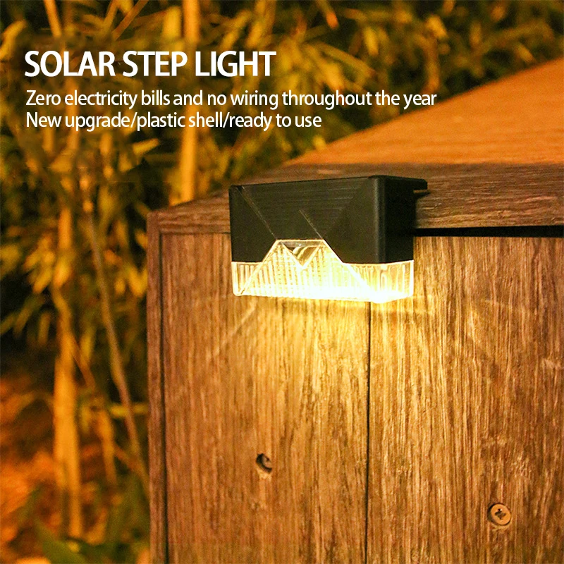Waterproof LED Solar Light Outdoor Lighting Lamp Terrace Cortyard Fence Step Floor Solar Lamp Garden Decorations Wall Lights
Waterproof LED Solar Light Outdoor Lighting Lamp Terrace Cortyard Fence Step Floor Solar Lamp Garden Decorations Wall Lights