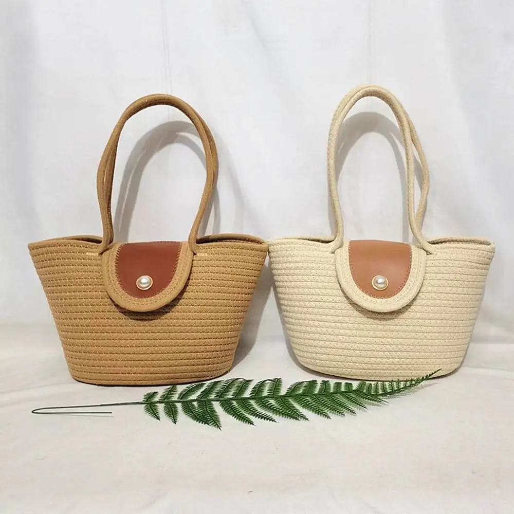 Travel Tote Bag Beach Bag Shopping Bag Grocery Handbags Pearl Shoulder Bag Women Handbag Woven Straw Bag Korean Bag
Travel Tote Bag Beach Bag Shopping Bag Grocery Handbags Pearl Shoulder Bag Women Handbag Woven Straw Bag Korean Bag