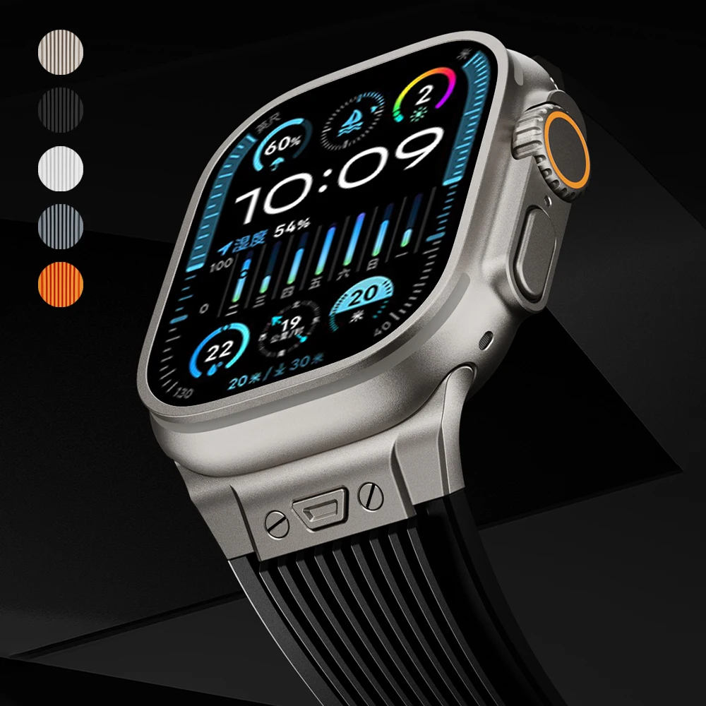 Ремешок резиновый для Apple Watch Ultra 2 49 мм, мягкий спортивный браслет для iWatch Series 9 8 7 6 5 4 SE 45 мм 44 мм 42 мм
Ремешок резиновый для Apple Watch Ultra 2 49 мм, мягкий спортивный браслет для iWatch Series 9 8 7 6 5 4 SE 45 мм 44 мм 42 мм