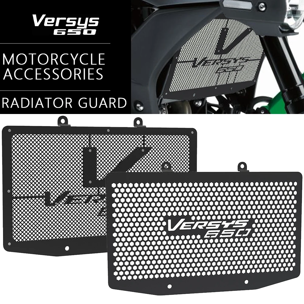 

FOR Kawasaki Versys 650 KLE 650 KLE650/ABS Versys650 2006-2008 2009 Motorcycle Accessories Radiator Grille Guard Cover Protector