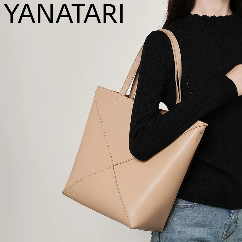 Women's Large Capacity Shoulder Bag armpit bag Ladies Genuine Leather Commuter Shopper Bags bucket bag luxury Handbag Big tote
Women's Large Capacity Shoulder Bag armpit bag Ladies Genuine Leather Commuter Shopper Bags bucket bag luxury Handbag Big tote