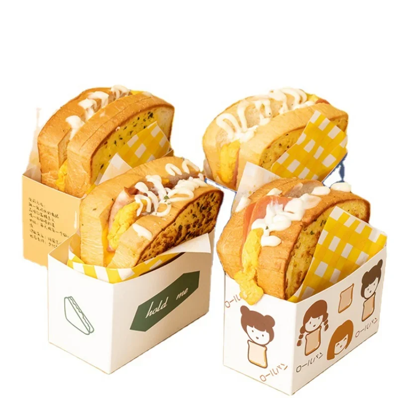 Customized productCustom Disposable Hamburger Sandwich Packaging Paper Box, Toast Bread Paper Box
Customized productCustom Disposable Hamburger Sandwich Packaging Paper Box, Toast Bread Paper Box