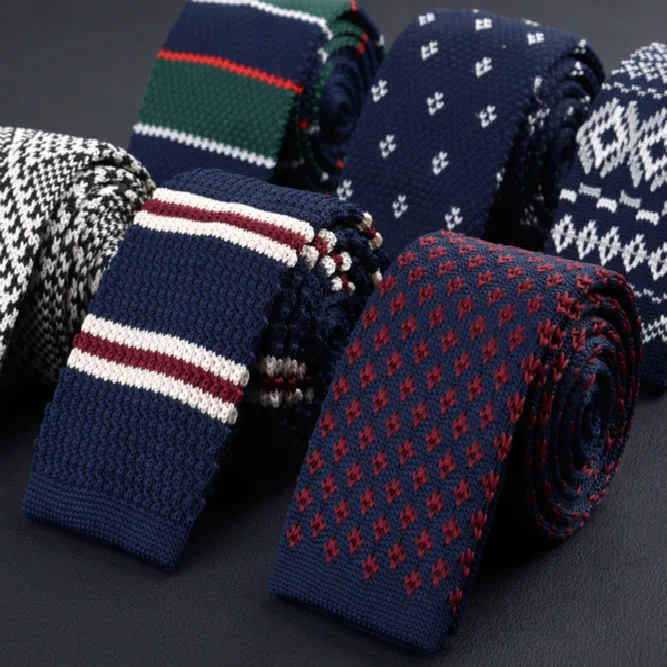 5.5cm Men's Knitted Knit Leisure Striped Tie Fashion Skinny Narrow Slim Neck Ties for Men Skinny Woven Designer Cravat
5.5cm Men's Knitted Knit Leisure Striped Tie Fashion Skinny Narrow Slim Neck Ties for Men Skinny Woven Designer Cravat