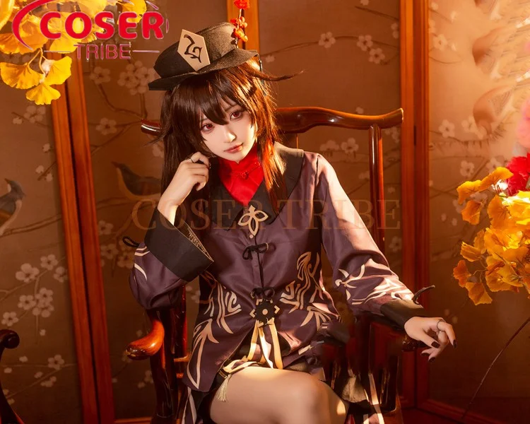 COSER TRIBE Аниме игра Genshin Impact Hu Tao Хэллоуин Карнавал ролевые игры Костюм Полный комплект
COSER TRIBE Аниме игра Genshin Impact Hu Tao Хэллоуин Карнавал ролевые игры Костюм Полный комплект