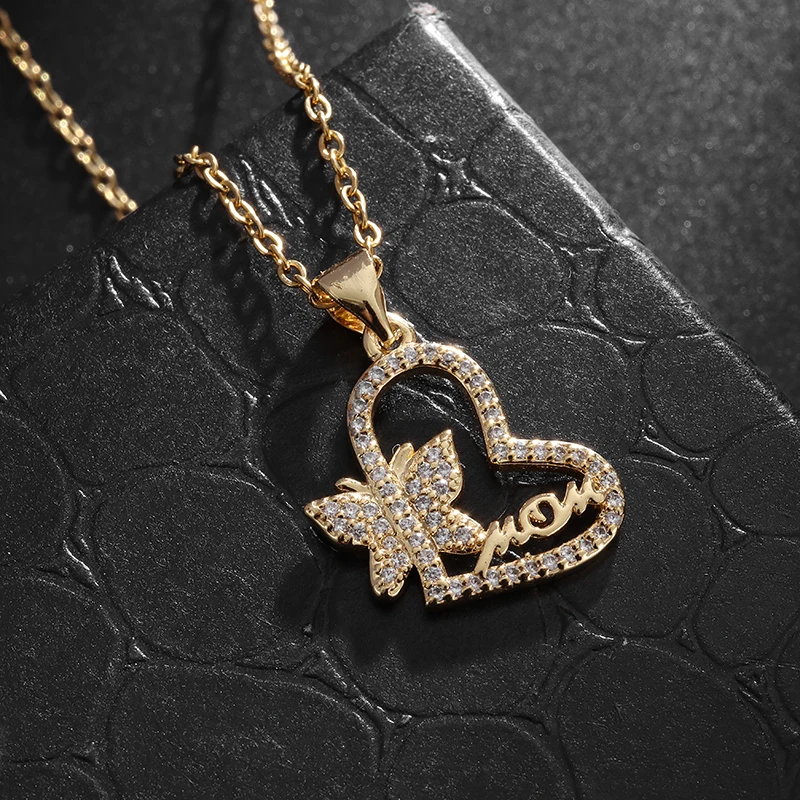 Women's Butterfly Heart Shape Zircon Pendant Necklace Girls Clavicle Chain Casual Party Jewelry
Women's Butterfly Heart Shape Zircon Pendant Necklace Girls Clavicle Chain Casual Party Jewelry