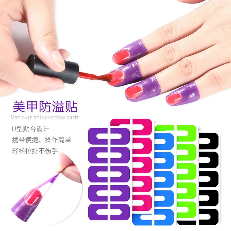 10Tips/Sheet Peel Off Tape for Nail Art Polish Anti-overflow Nail Art Sticker U-Shape Protector Finger Cover DIY Manicure Tools
10Tips/Sheet Peel Off Tape for Nail Art Polish Anti-overflow Nail Art Sticker U-Shape Protector Finger Cover DIY Manicure Tools