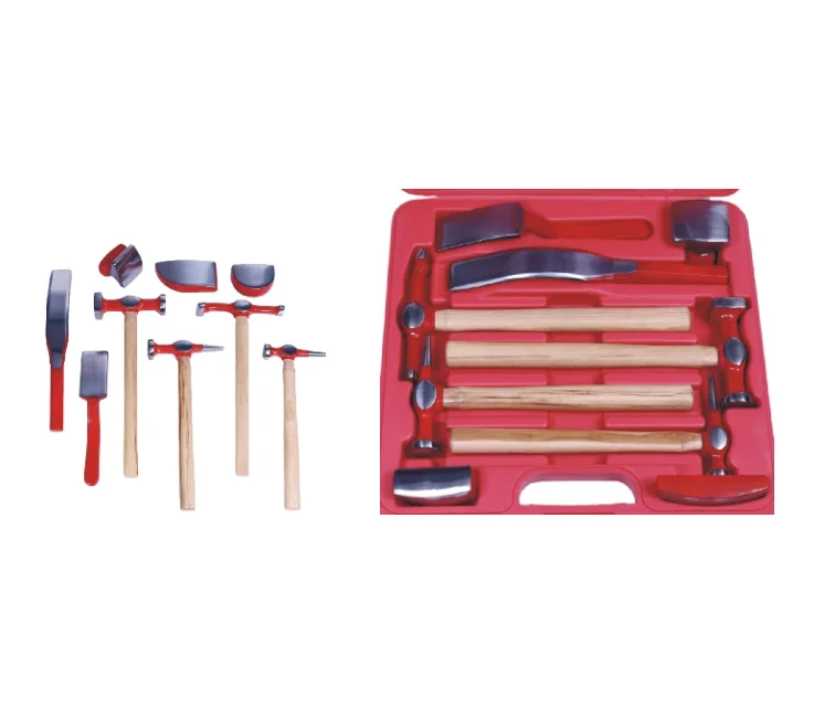 With Highly Polished Hammer Heads Repairing Steel Body Vehicles 9pcs Body Repair Tool
With Highly Polished Hammer Heads Repairing Steel Body Vehicles 9pcs Body Repair Tool