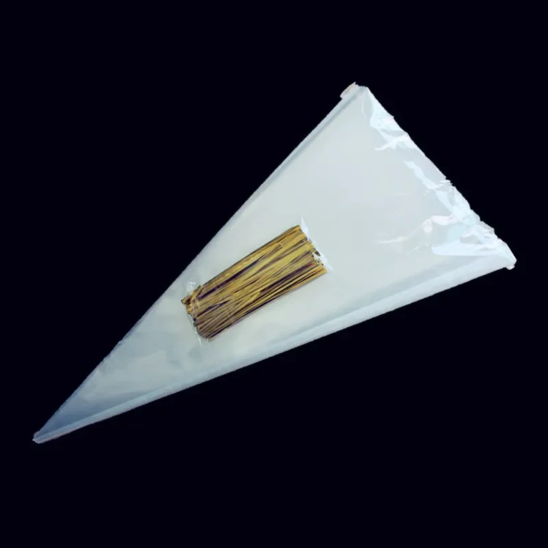 Wrapping Supplies Cone Candy Sweets Bag Birthday Party Gift Clear Cellophane Packing Bag Kitchen Plastic Food Bag
Wrapping Supplies Cone Candy Sweets Bag Birthday Party Gift Clear Cellophane Packing Bag Kitchen Plastic Food Bag
