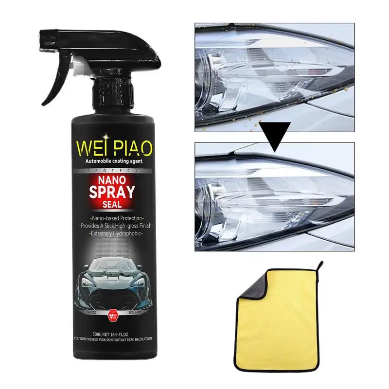 500ml Car Spray Coating Agent Auto Quick Coating Spray High Gloss Shine Car Nano Crystal Spray Coating Agent Auto Accessaries 
500ml Car Spray Coating Agent Auto Quick Coating Spray High Gloss Shine Car Nano Crystal Spray Coating Agent Auto Accessaries
