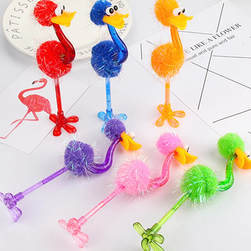 Kawaii Cartoon Ostrich Shape Ballpoint Pen Blue Ink Creative Feather Pens For Student Office Writing Stationery Supplies
Kawaii Cartoon Ostrich Shape Ballpoint Pen Blue Ink Creative Feather Pens For Student Office Writing Stationery Supplies