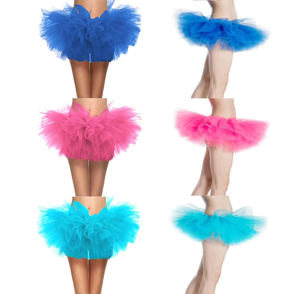 5Layered Women Sexy Tutu Skirt Mini Ball Gown Tulle Princess Dancewear Party Performance Bubble Fluffy Skirt Pettiskirt Clothing
5Layered Women Sexy Tutu Skirt Mini Ball Gown Tulle Princess Dancewear Party Performance Bubble Fluffy Skirt Pettiskirt Clothing