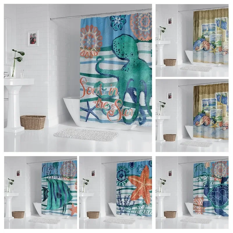 House hold waterproof fabric household shower curtain accessories shower curtain 240 * 200 home marine style shower curtain
House hold waterproof fabric household shower curtain accessories shower curtain 240 * 200 home marine style shower curtain