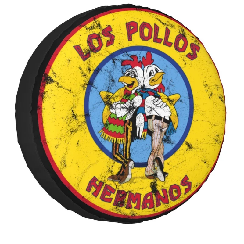 Distressed Breaking Bad Spare Tire Cover Case Los Pollos Hermanos Bullseye Wheel Covers for Jeep Pajero
Distressed Breaking Bad Spare Tire Cover Case Los Pollos Hermanos Bullseye Wheel Covers for Jeep Pajero