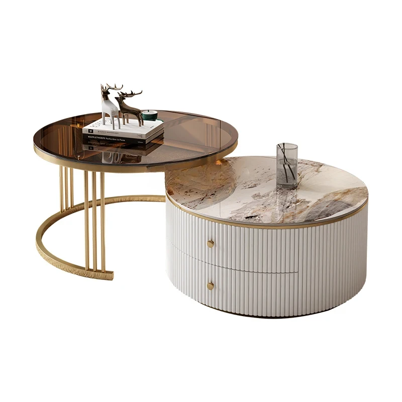 Роскошный современный минималистичный двойной выдвижной круглый каменный тарелка из закаленного стекла кофейный шкаф для телевизора
Роскошный современный минималистичный двойной выдвижной круглый каменный тарелка из закаленного стекла кофейный шкаф для телевизора