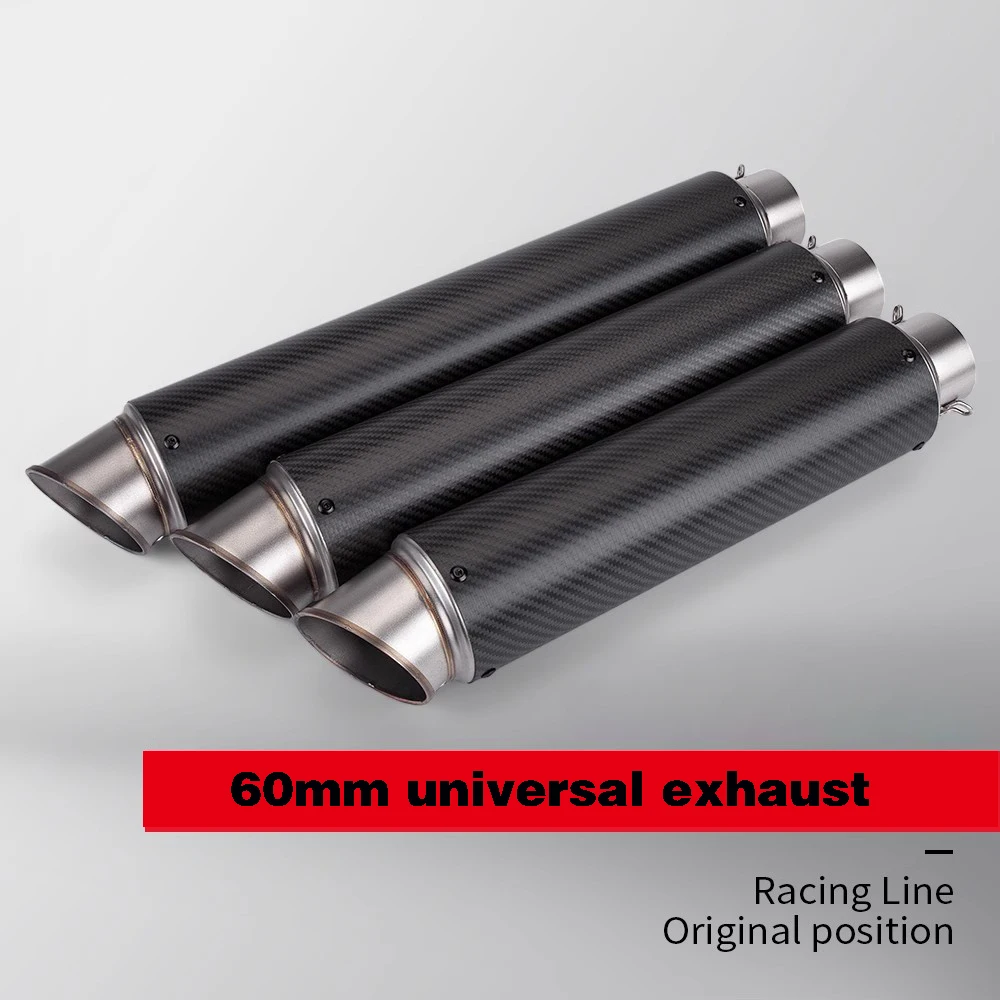 60 мм Универсальная выхлопная труба для Z900 nk250 RC390 tmax 530 Mt07 tmax 500 pcx125 глушитель из углеродного волокна выхлопная система для мотоцикла
60 мм Универсальная выхлопная труба для Z900 nk250 RC390 tmax 530 Mt07 tmax 500 pcx125 глушитель из углеродного волокна выхлопная система для мотоцикла