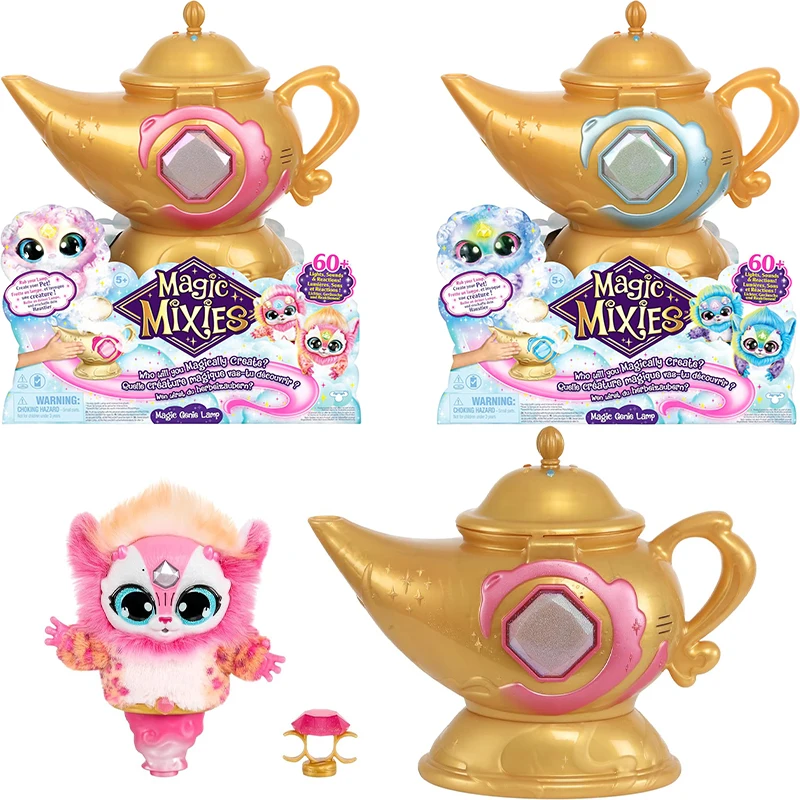 Original Magic Mixies Magic Genie Lamp 8" Pink Blue Interactive Plush Toy 60+ Sounds and Reactions Genie Mixie Misting Lamp Toys
Original Magic Mixies Magic Genie Lamp 8" Pink Blue Interactive Plush Toy 60+ Sounds and Reactions Genie Mixie Misting Lamp Toys