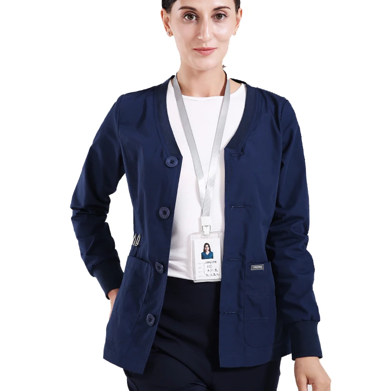 Medical Suit Hospital Outdoor Jacket Doctors Clothing Scrubs Tops Nurse Uniform Dental Clinic Workwear Lab Coat
Medical Suit Hospital Outdoor Jacket Doctors Clothing Scrubs Tops Nurse Uniform Dental Clinic Workwear Lab Coat